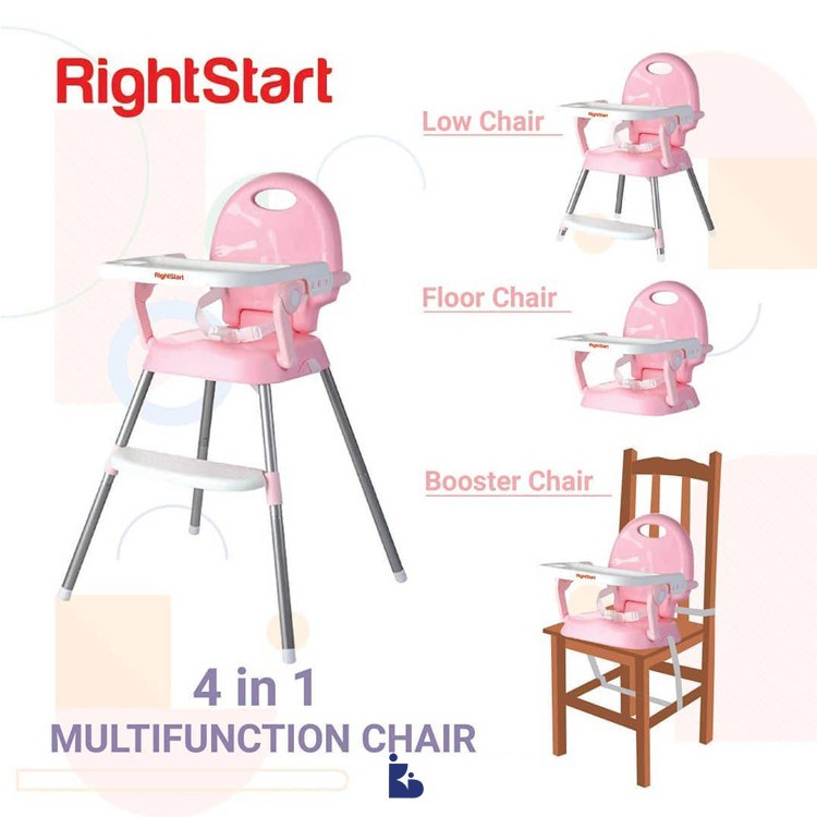 Right Start 4in1 Baby High Chair