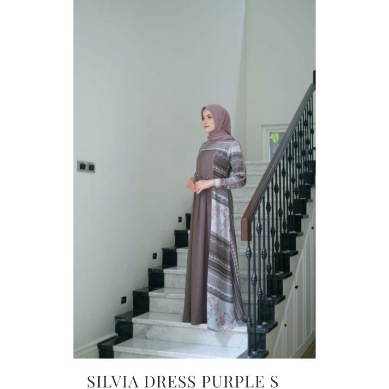 Silvia Dress Purple S By Javina Official