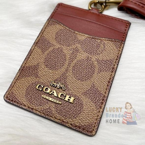 

BISA COD (100% ORIGINAL) Lanyard COACH Id Lanyard Colorblock Signature Canvas PROMOKode 3822