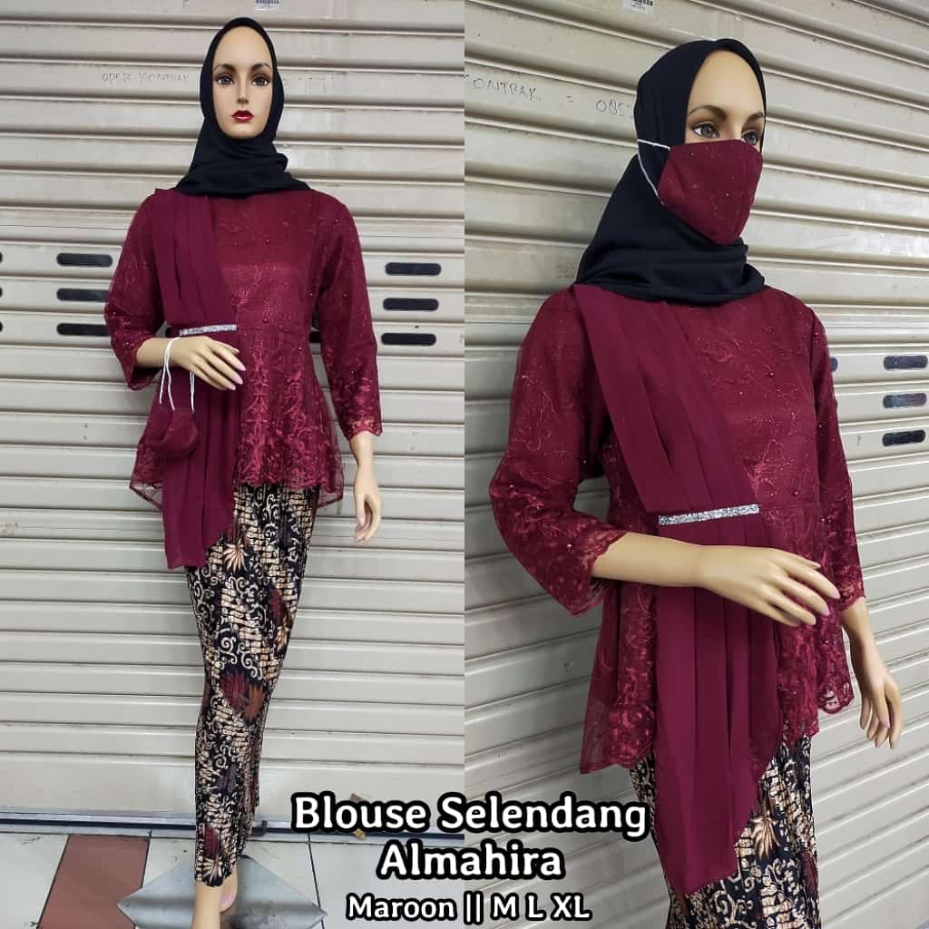 COD √ SETELAN KEBAYA MODERN SELENDANG/KEBAYA WISUDA/KEBAYA BRUKAT/BAJU KEBAYA MODERN/KEBAYA MUSLIM/ATASAN KEBAYA MODERN/ATASAN KEBAYA BRUKAT/AURORA SELENDANG/KEBAYA LAMARAN/KEBAYA AKAD/KEBAYA BY KIRANAOL-5