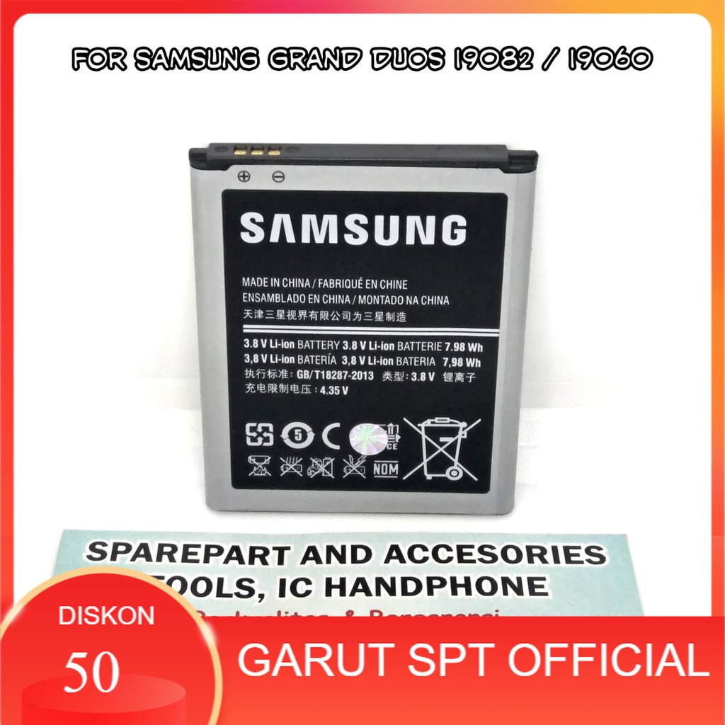 Baterai Samsung Grand Duos/Grand Neo -i9082/i9060