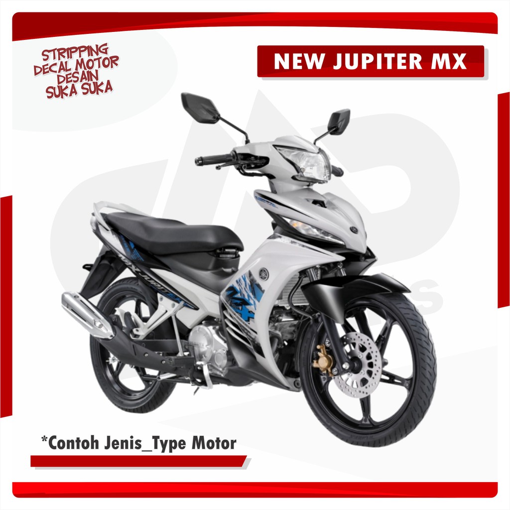 Jual Stiker Motor Jupiter Mx 135 New Sticker Decal Full Body Yamaha Jupiter Mx New 135 Ducati 3 Indonesia Shopee Indonesia