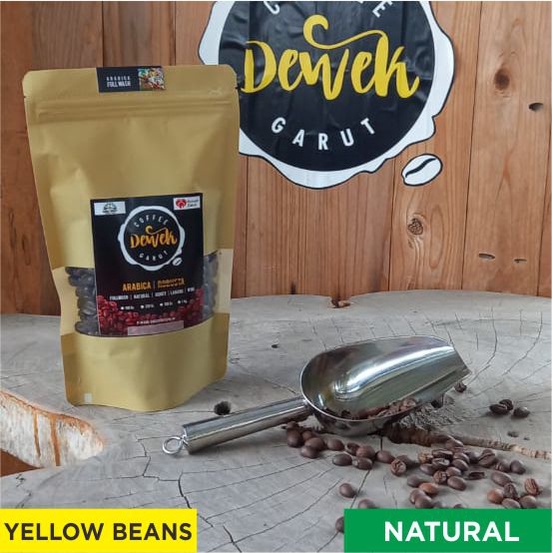 

Kopi Natural Arabika Biji Kuning 250gr Coffee Yellow Beans (Biji/Bubuk) Origin Gunung Guntur Cipanas Garut