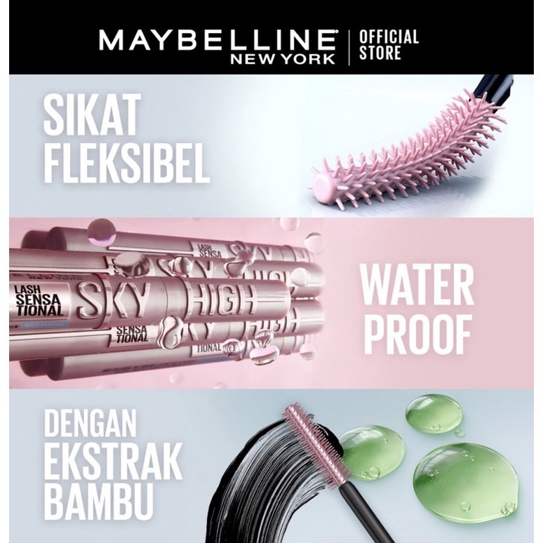 Maybelline Sky High Waterproof Mascara - Maskara Makeup