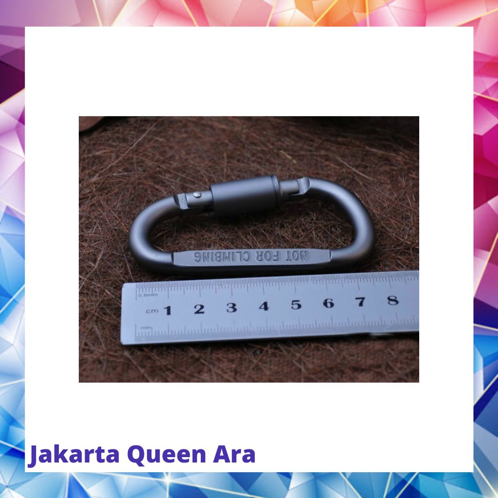 LIXADA Quickdraw Carabiner Gantungan Tas Aluminium - AT760