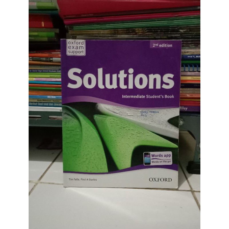 Английский solutions intermediate student book