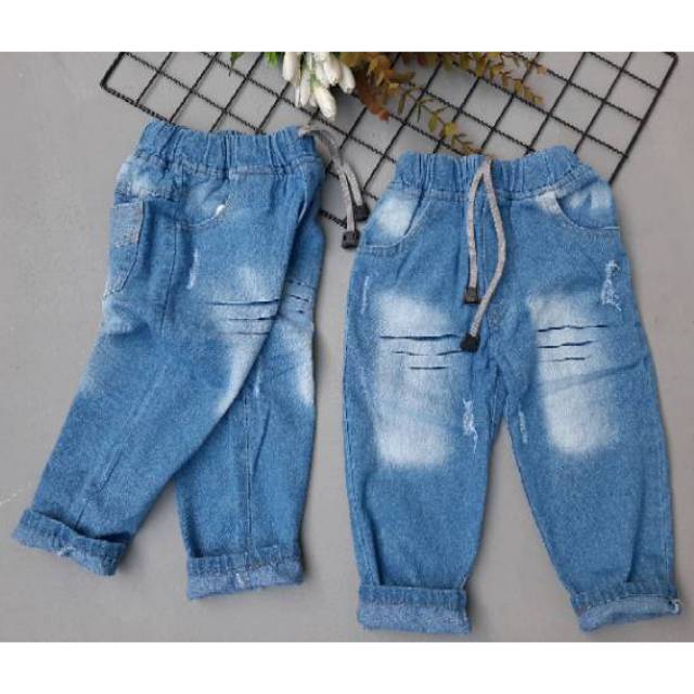 Celana soft jeans anak