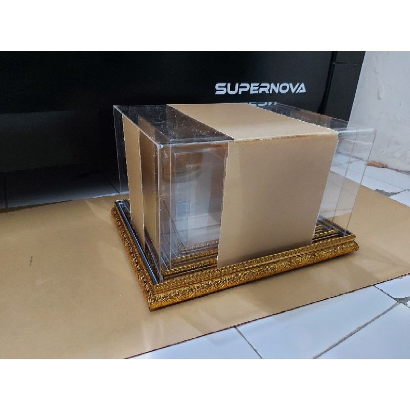 RB Kotak Akrilik Seserahan Hantaran Satuan Bening Tebal 2mm