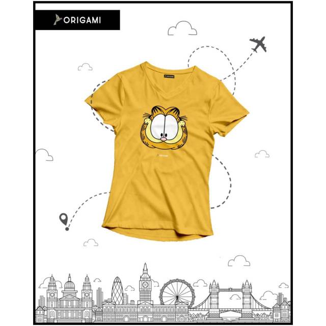 

[Origami] [Billionaire] Garfield Orange T-Shirt