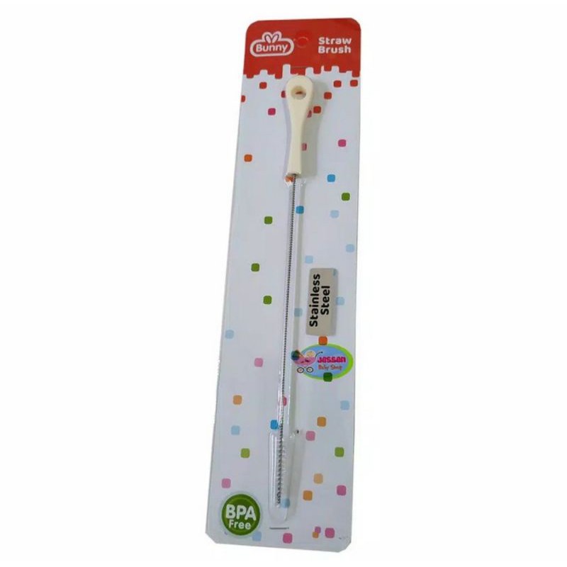 Lusty Bunny Straw Brush Stainless Steel Sikat sedotan