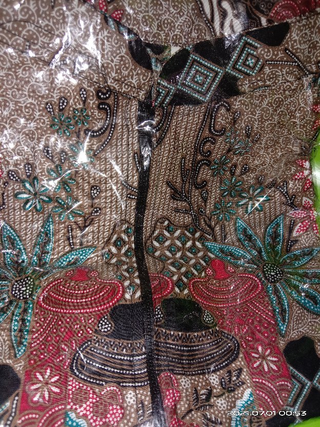 New Feshion Tunik Batik Zipper Ready M L Xl Xxl