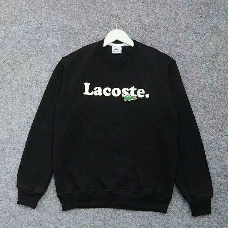 crewneck lacost3 full bordier premium TEBAL /Hoodie  Crewneck Lacost3 Premium Tebal Hits