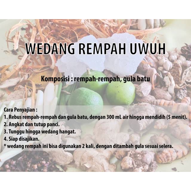 

Wedang Rempah Uwuh