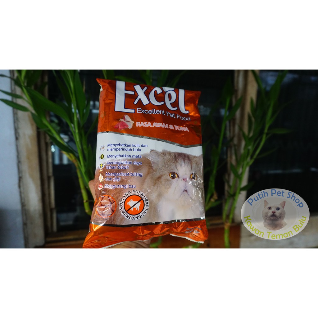 Excel Ayam & Tuna 500gr - Pelet Makanan Kucing