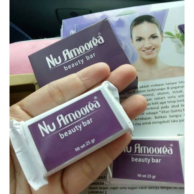 Original.Beauty Nu Amoorea Beauty Bar Uk.1 Bar || Sabun Nu Amoorea || Sabun Herbal Promo 