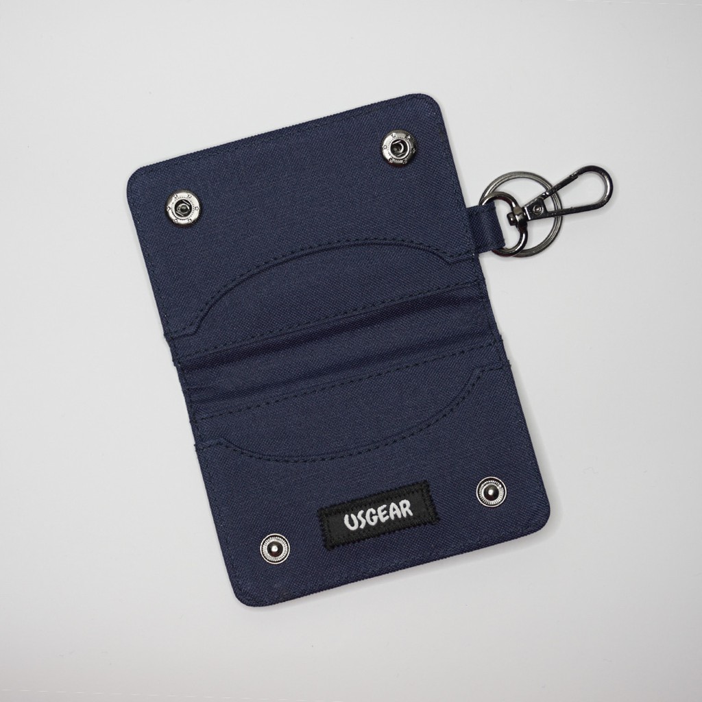 Dompet Lipat / Dompet STNK Mobil Motor / Dompet Kartu E-Money / Gantungan Kunci / Navy - UGDS0015