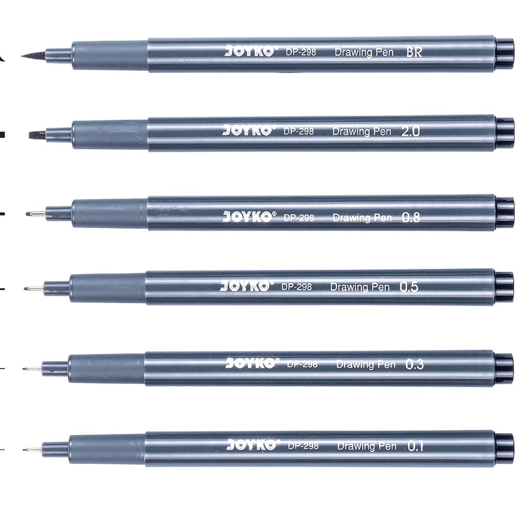 

Drawing Pen Pena Gambar Joyko DP-298S 1 Set 6 Pcs TERBARU
