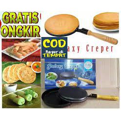 GROSIR TEFLON GALAXY CREPER MAKER PAN CETTAKAN LUMPIA / CREPE / RISOL WAJAK KWALIK