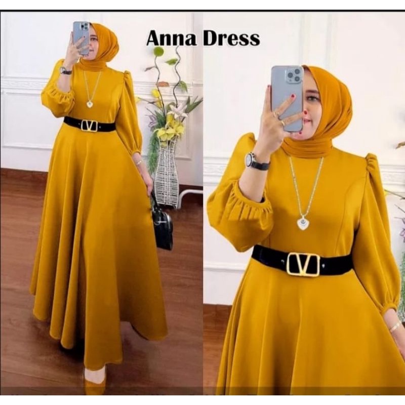 Dress Princess Scuba Wanita Terbaru/ Maxi Dress Wanita Kekinian Free Belt / Gamis Wanita Terbaru 2022/ Dress Cantik Ellegant