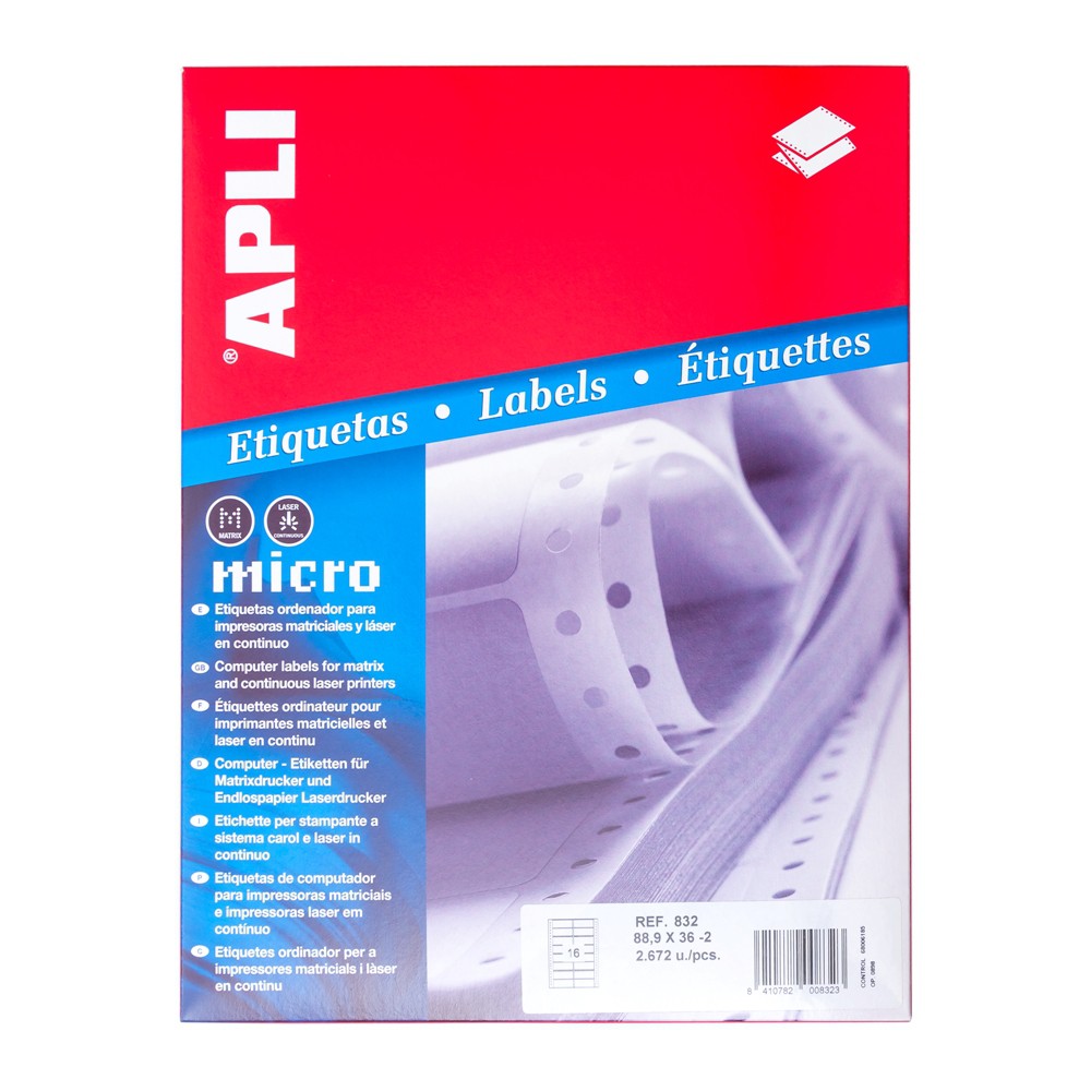 

APLI Kertas Label Nama 8 Lembar Ukuran A4 Size 88,9 x 36 / Stiker Label Nama Harga #RAO0832