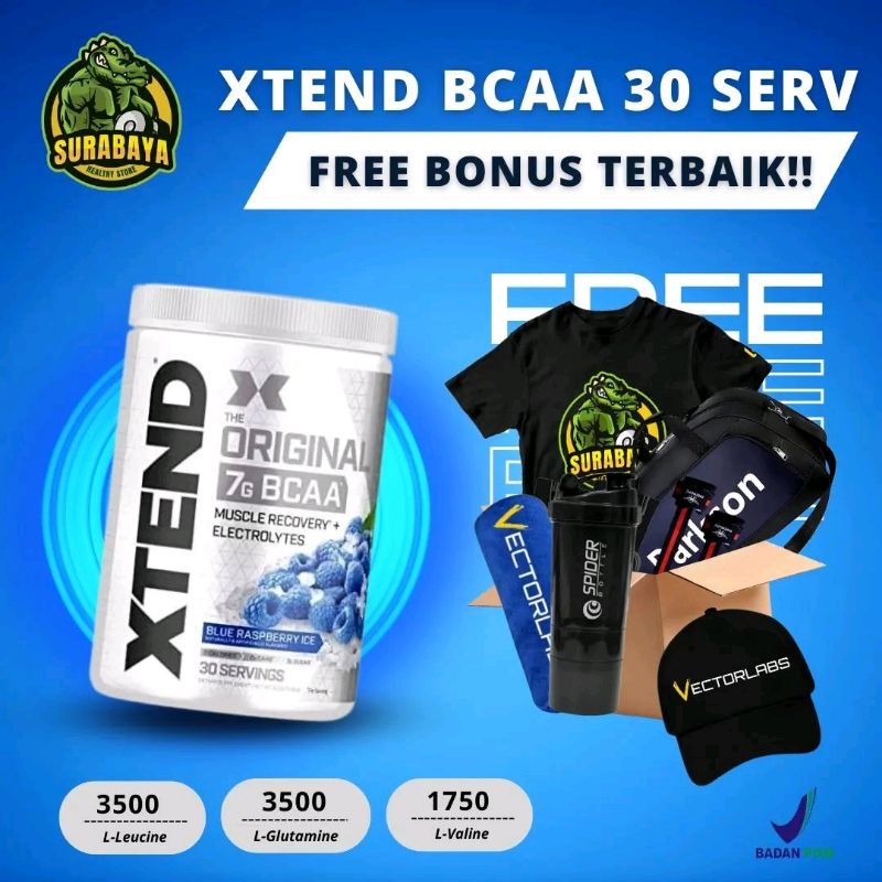 Scivation XTEND BCAA 30 Serving BPOM Amino Powder