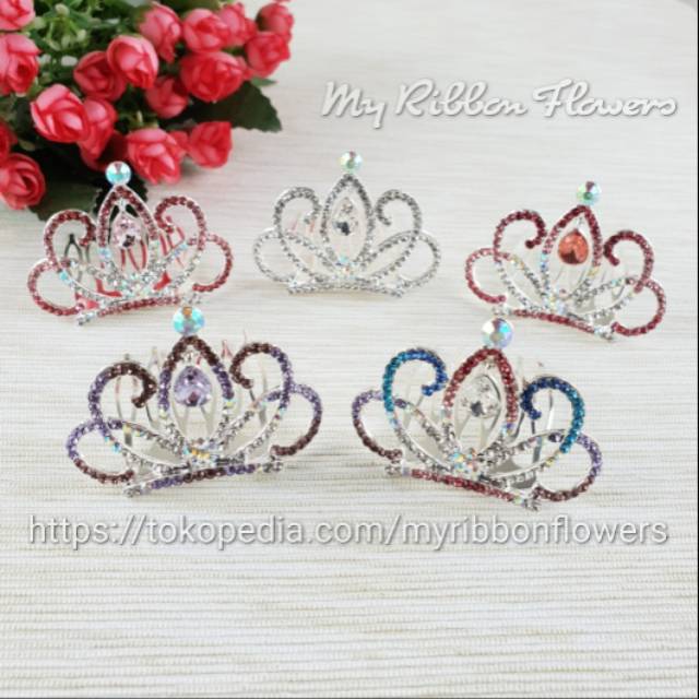 Tiara Princess Anak Perempuan Mahkota Rambut Cantik