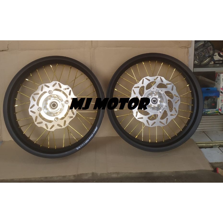 Paketan CRF Velg Sprint XD Hitam 17x300x300