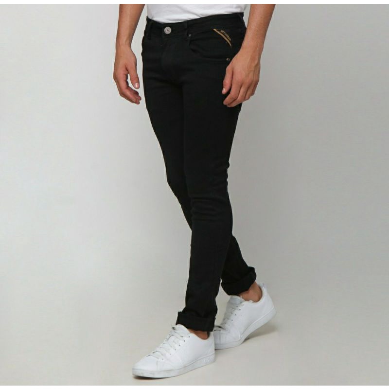 Celana Jeans Pria Original Boy London Black Slim Fit