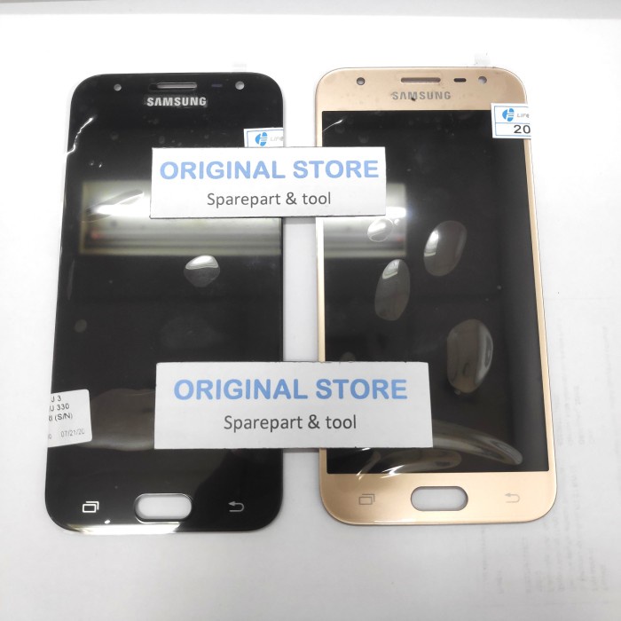 {SuheStore} Lcd samsung j330 j3 pro 2017 ORIGINAL fullshet touchscreen - Hitam Murah