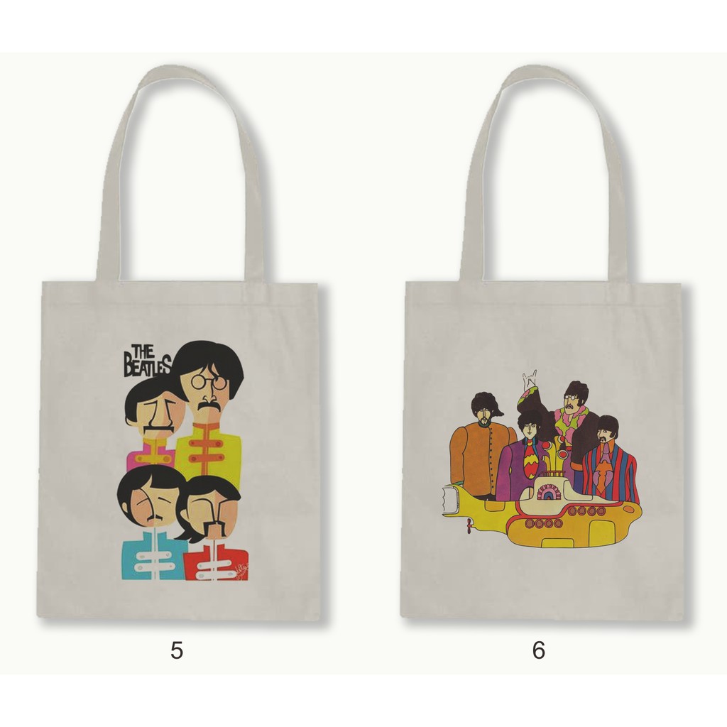 TOTE BAG RESLETING - THE BEATLES series.01