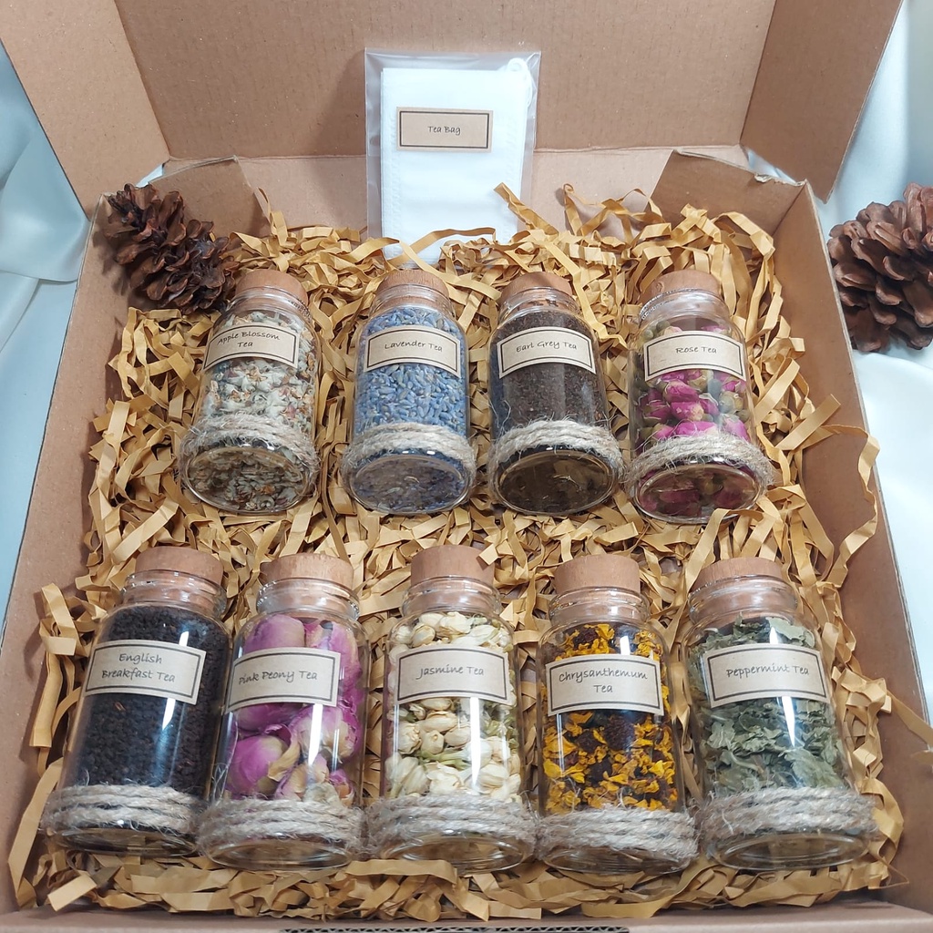 

TEA HAMPERS GIFT SET IDUL FITRI LEBARAN 2024 MURAH UNIK MEWAH - KEMASAN BOTOL 50 ML