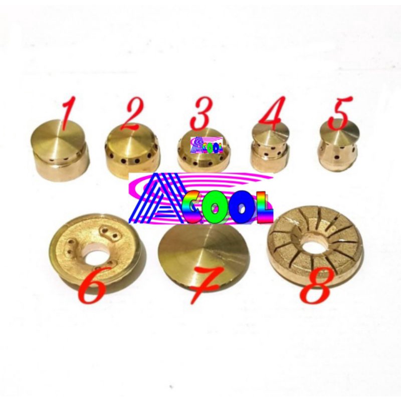 Burner Api Lilin Mangkok TINGGI No.2-Kompor rinnai-Burner Tengah Kompor Gas