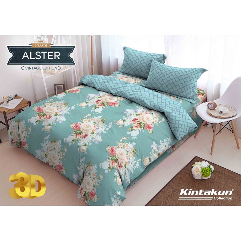 Sprei King Kintakun 3D Santika Deluxe / D'luxe Vintage 