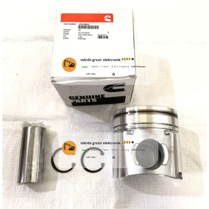 PISTON KOMATSU 6D107 PC 200-8 PC200-8