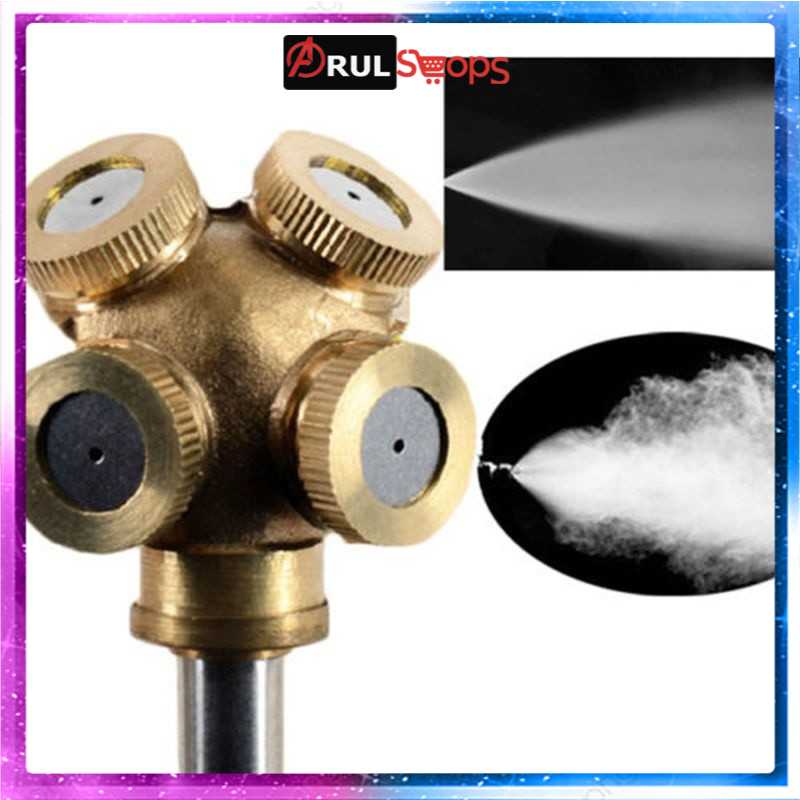 ARS - WHISM Sprinkler Spray Nozzle Air Irigasi Taman Copper 4 Holes - WCIC
