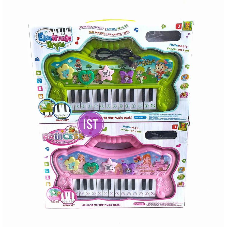 Mainan Electronic Organ No 8807B