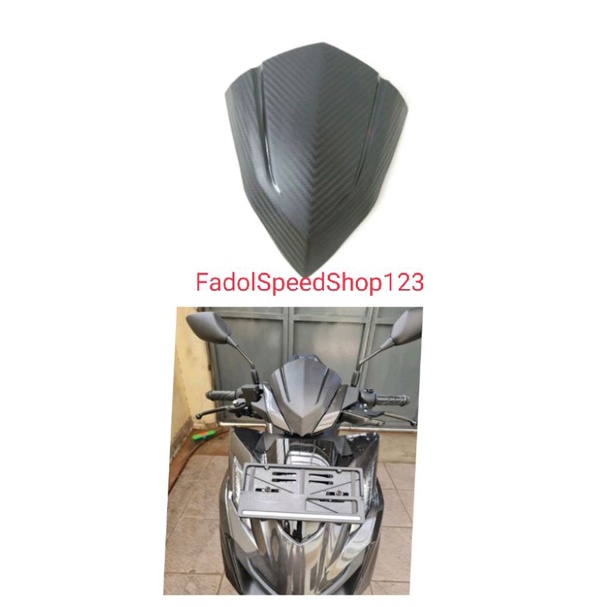 Visor Vario 160 Visor Batok Vario 160 Karbon
