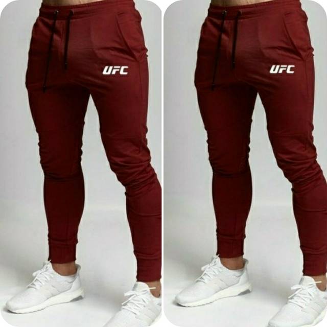 TOTOTAshop.Celana jogger UFC Unisex.bahan fleece premium