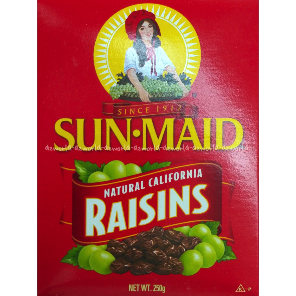 Sun-Maid Raisins 250gr Kismis Untuk Kue Masakan Raisin Sunmaid  Kismis Kering Untuk Kue