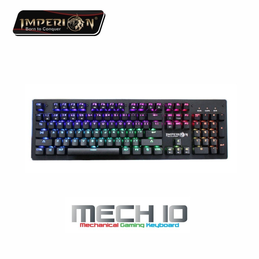 Imperion Trooper 10 Mechanical Gaming Keyboard Full Size Mech 10