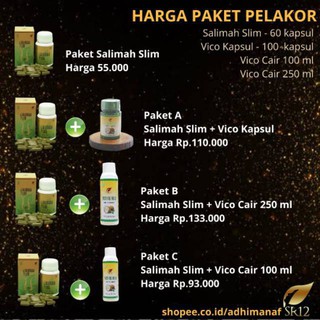 Jual PAKET PELAKOR (PELUNTUR LEMAK KOTOR) SAL   IMAH + VCO SR12 | Shopee