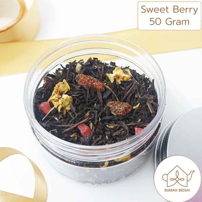 

[COD] 50gr Sweet Berry / Black Tea Fruity Blend / Teh Hitam Berry Apel Mint [COD]