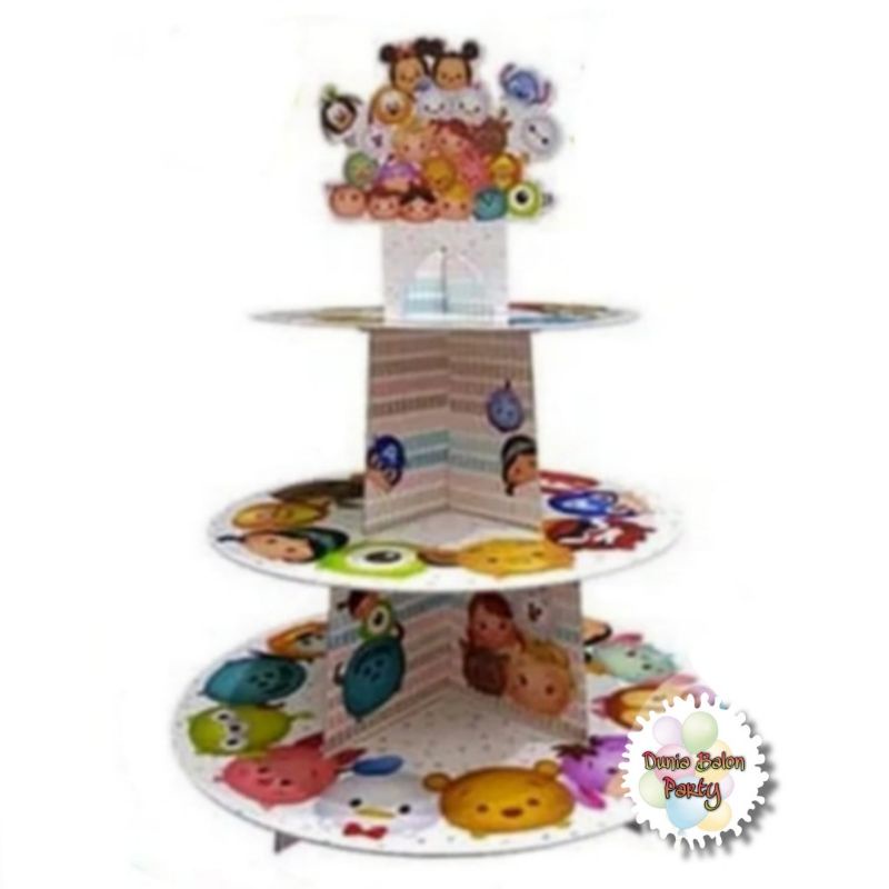 Cake Tier / Standing Cake / Cupcake Stand Karakter Tsum Tsum