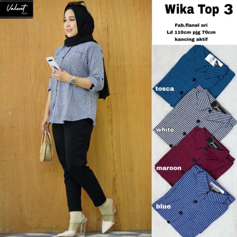 WIKA TOP | BAJU ATASAN WANITA | BY VALENT