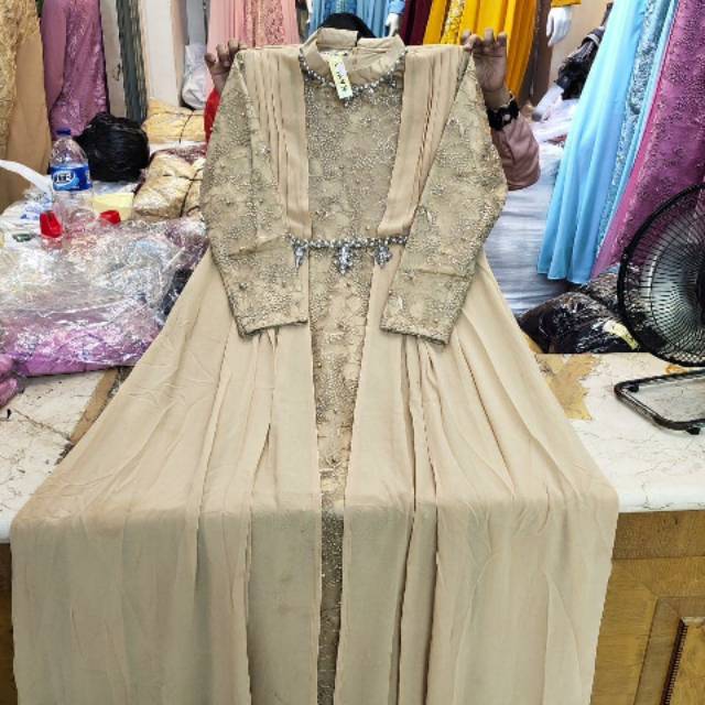Gamis pesta kayla / baju muslim pesta / gamis kondangan / baju gamis mewah