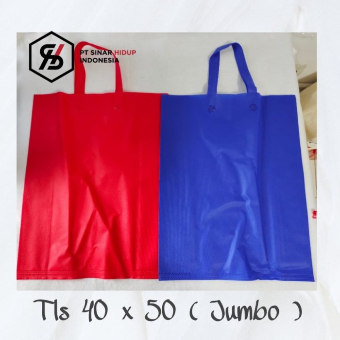 

✨ BISA COD ✨ Tas Kain SPUNBOND Tali Goodie Bag Uk 40 x 50 JUMBO