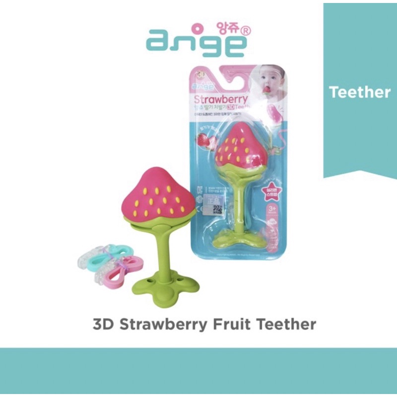 Ange 3D fruit Teether CLip / Gigitan Bayi