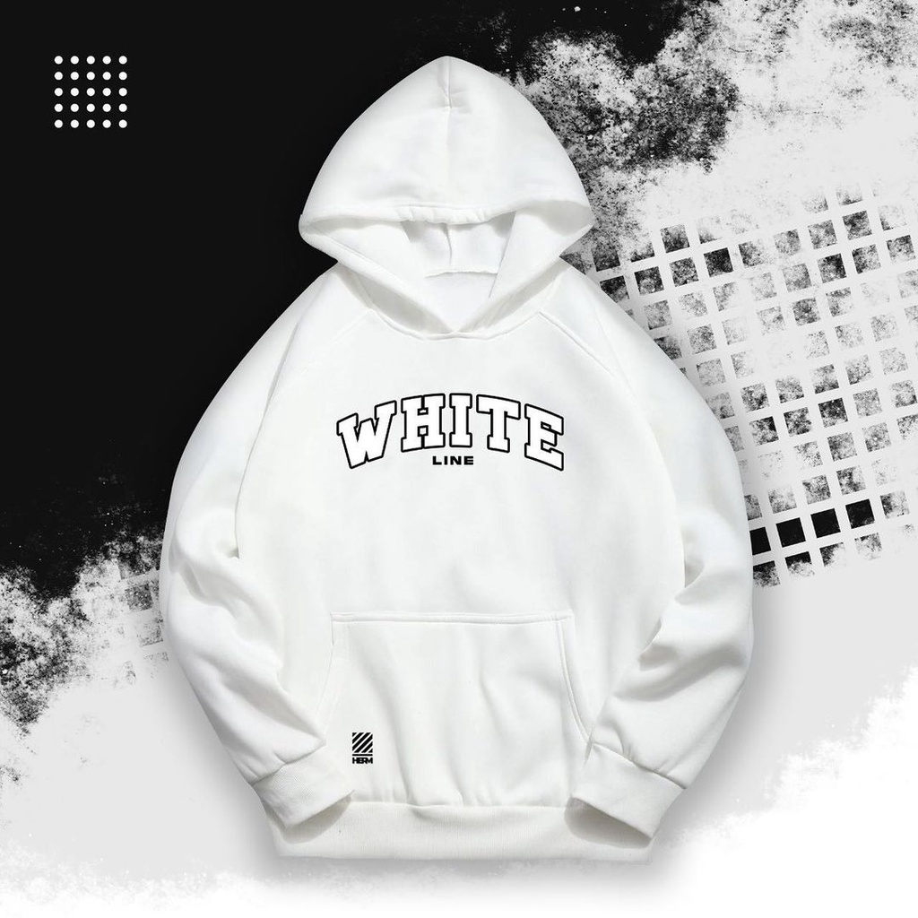 MVP - White Line Jaket - Hoodie Pria &amp; Wanita