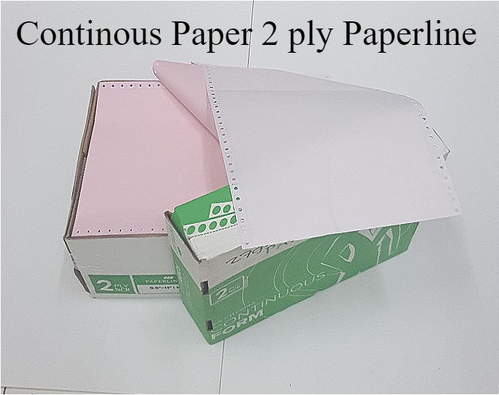 

CONTINUOUS FORM PAPERLINE NCR K2 WRN (1000 set) 2 PLY/RANGKAP