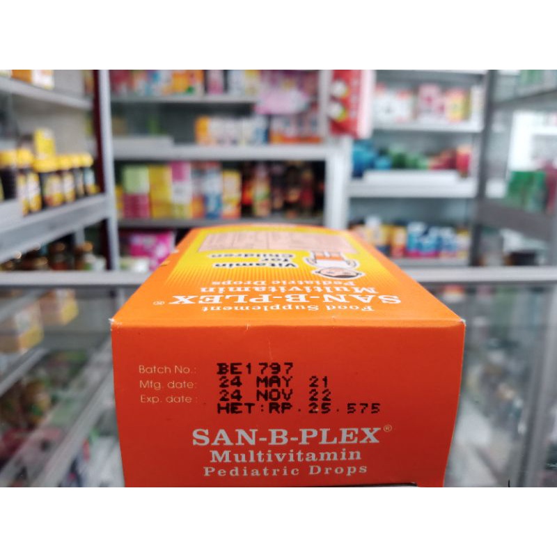 SAN-B-PLEX DROP MULTIVITAMIN 15 ML - ED 10/2024